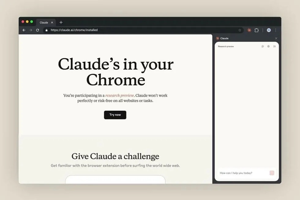 Anthropic, Claude for Chrome 파일럿 프로그램 출시