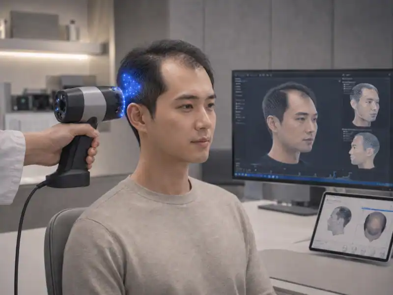 3D 두상 분석으로 나만의 맞춤가발 제작 3D 두상 분석으로 나만의 맞춤가발 제작